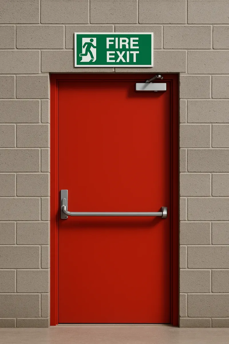 fire exits - professional steel doors available in Liverpool from UK manufacturers